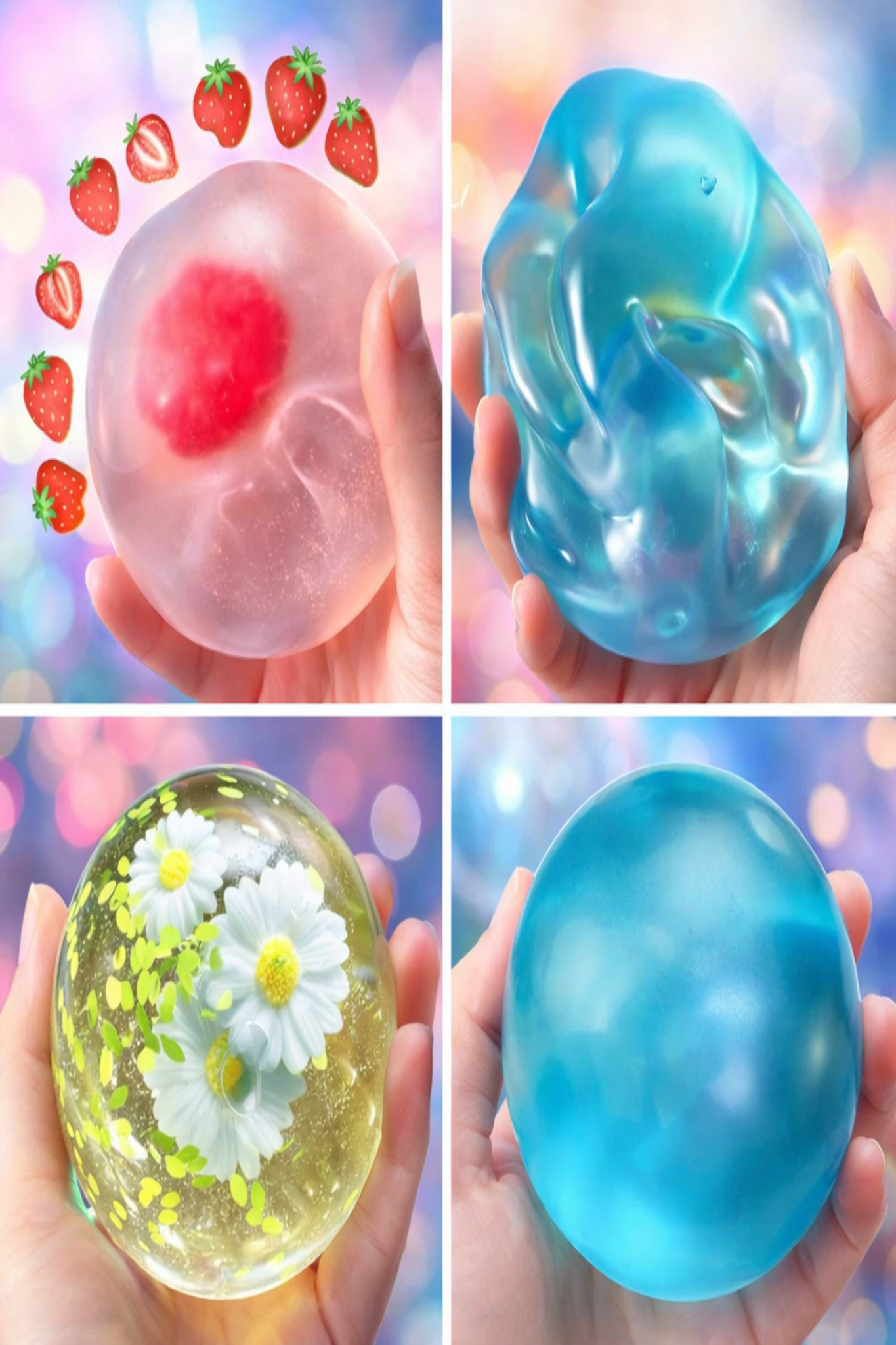 Aesthetic Crystal Squishy Stress Ball